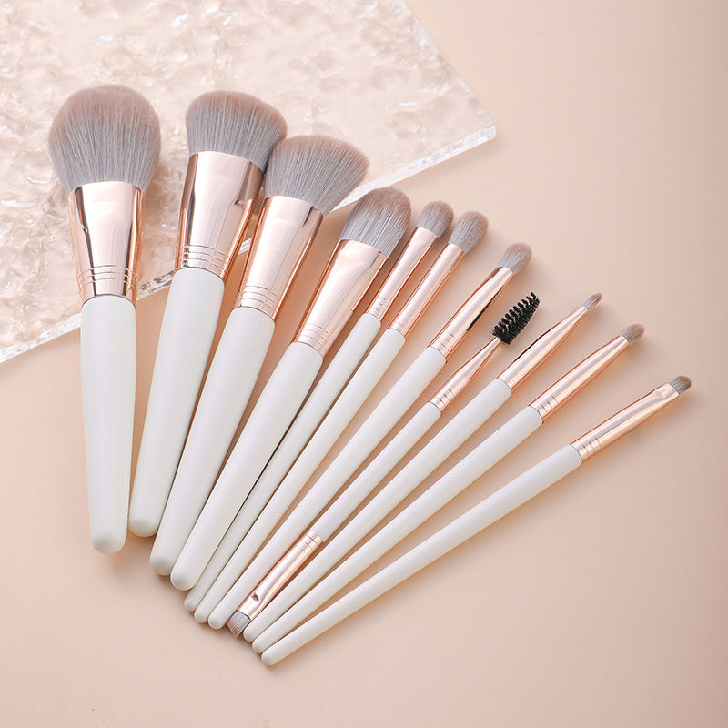 Set of 11 Soft Nanofiber Hair Makeup Brushes