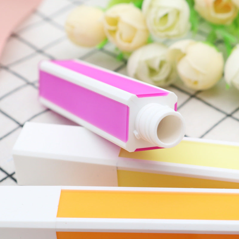 Colorful Candy Macaron Color Lip Glaze Tube