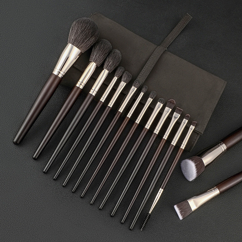 Fiber Hair + Wool Makeup Brush Set