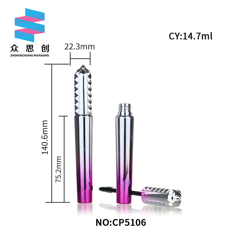 Large capacity mascara tube