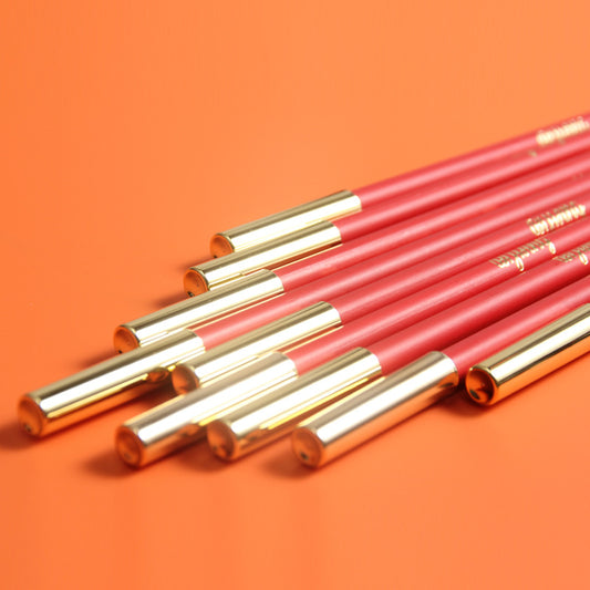 Oily formula machete-shaped hard square core square wooden eyebrow pencil OEM/ODM