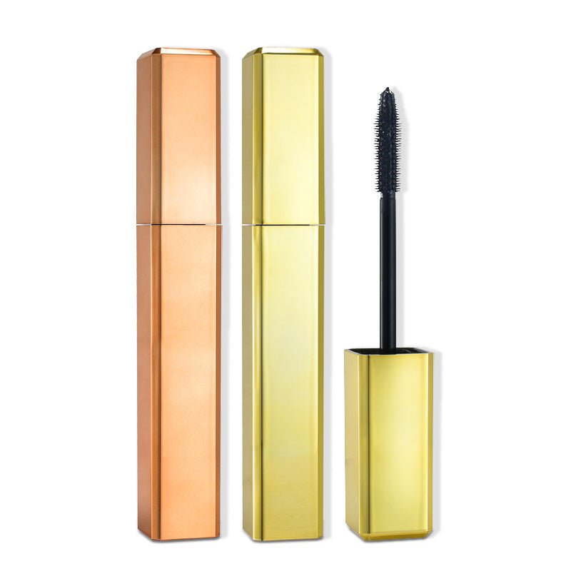 Gold/rose gold waterproof, long-lasting thick mascara (logo can be printed in small batches)