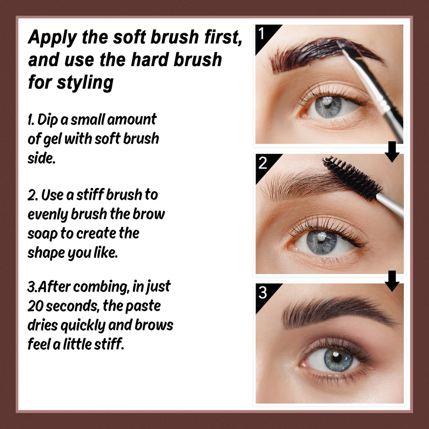 Wild Eyebrow Waterproof Long Lasting Eyebrow Styling GEL