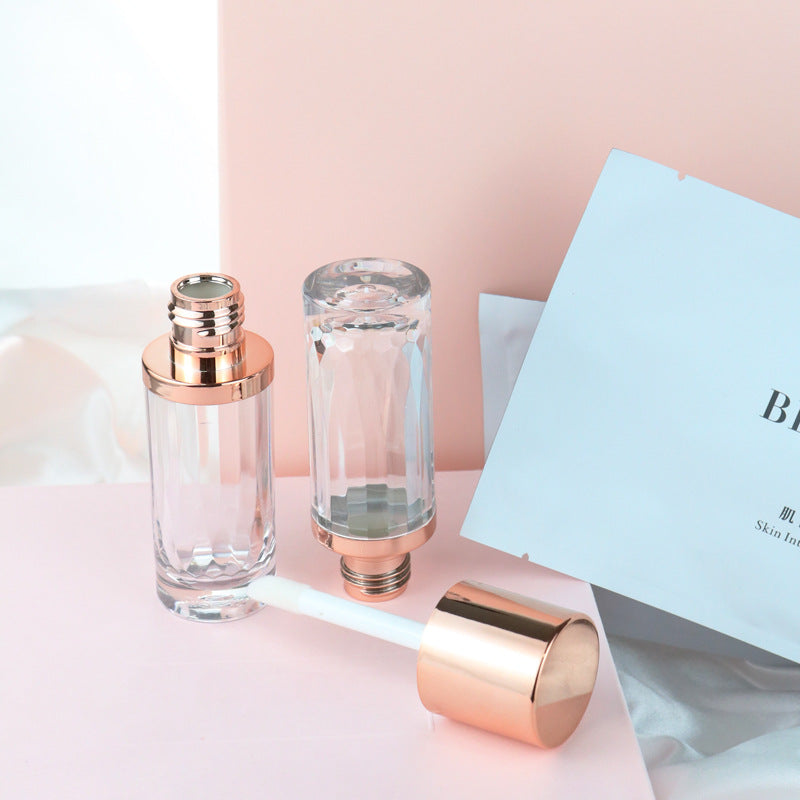 Spray rose gold large liquid foundation bottle