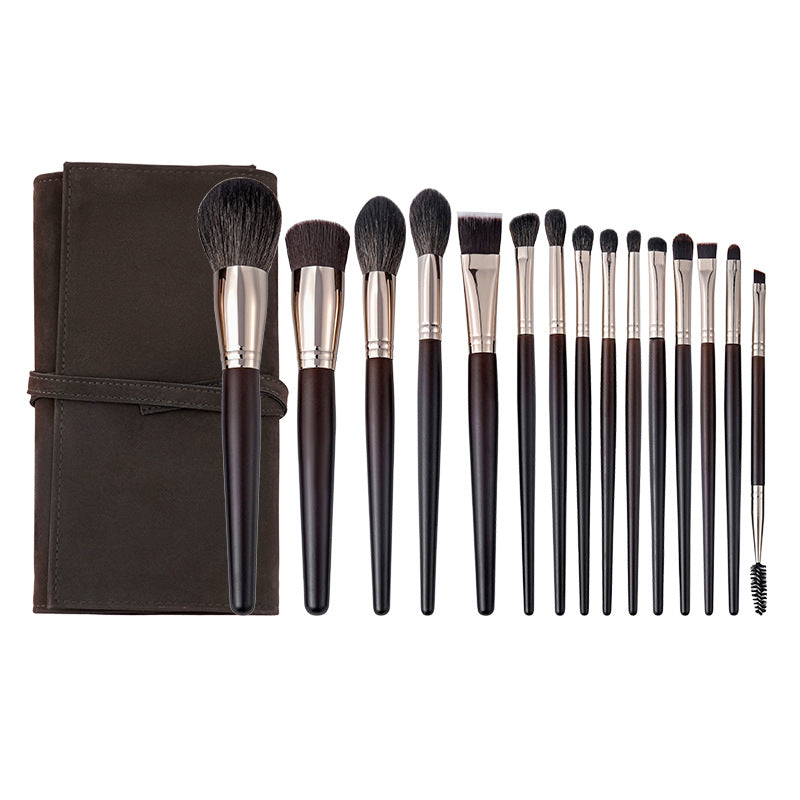 Fiber Hair + Wool Makeup Brush Set