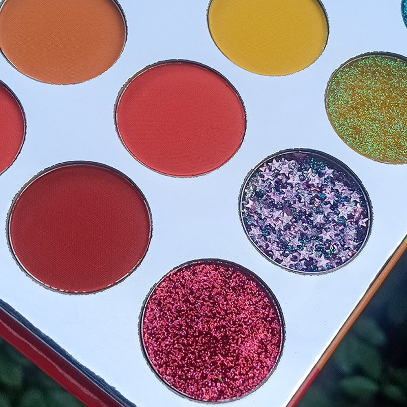 No logo 35 colors rainbow eyeshadow palette