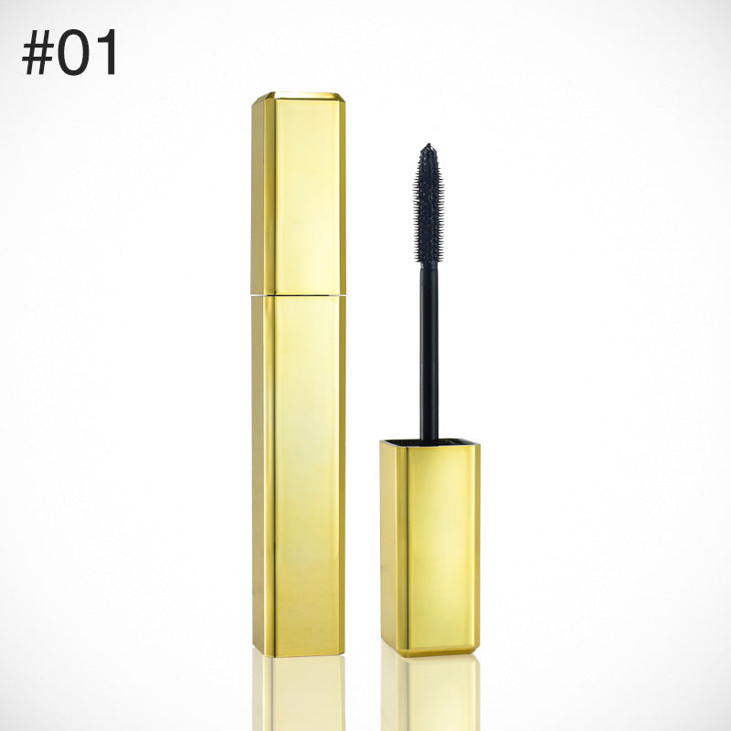 Gold/rose gold waterproof, long-lasting thick mascara (logo can be printed in small batches)