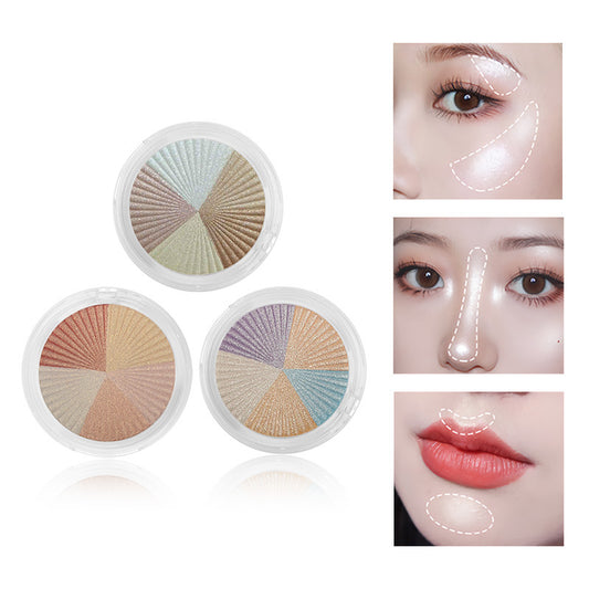 No logo five-color highlight powder