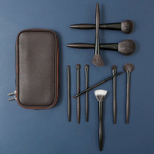 Premium Animal Hair Wool Makeup Brush Set