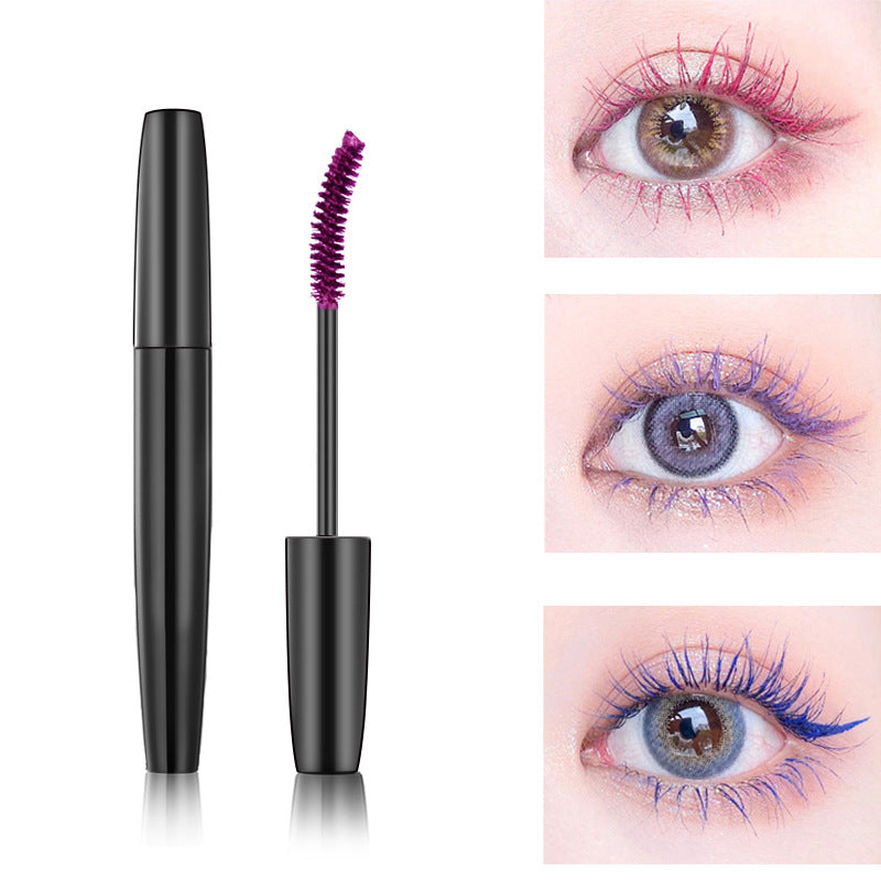 No logo thick slender waterproof and sweatproof color mascara