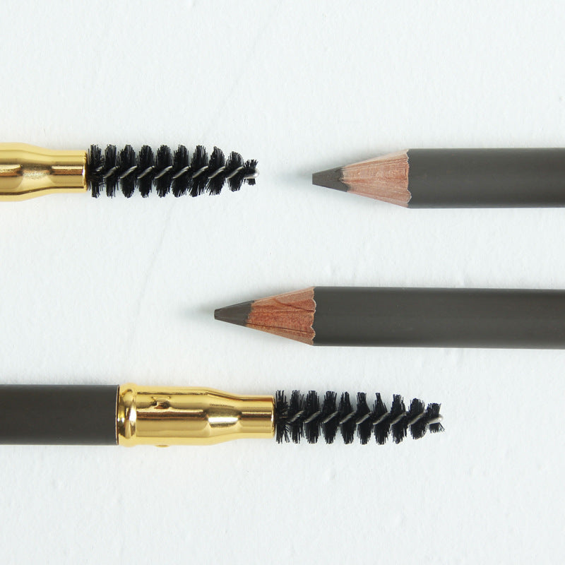 Waterproof, sweat-proof, not smudge-proof, smooth and good coloring wooden eyebrow pencil OEM/ODM