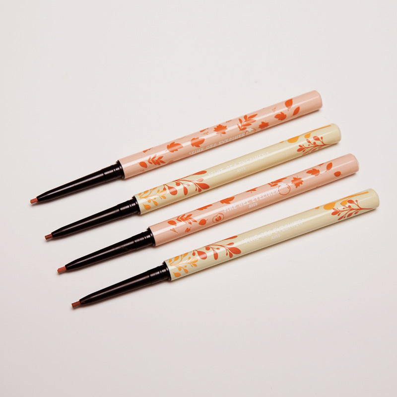 Aluminum tube texture ultra-fine color eyeliner gel pen OEM/ODM