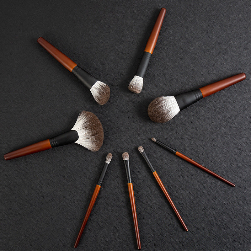 8 Snow Fox Hair Makeup Brush Set