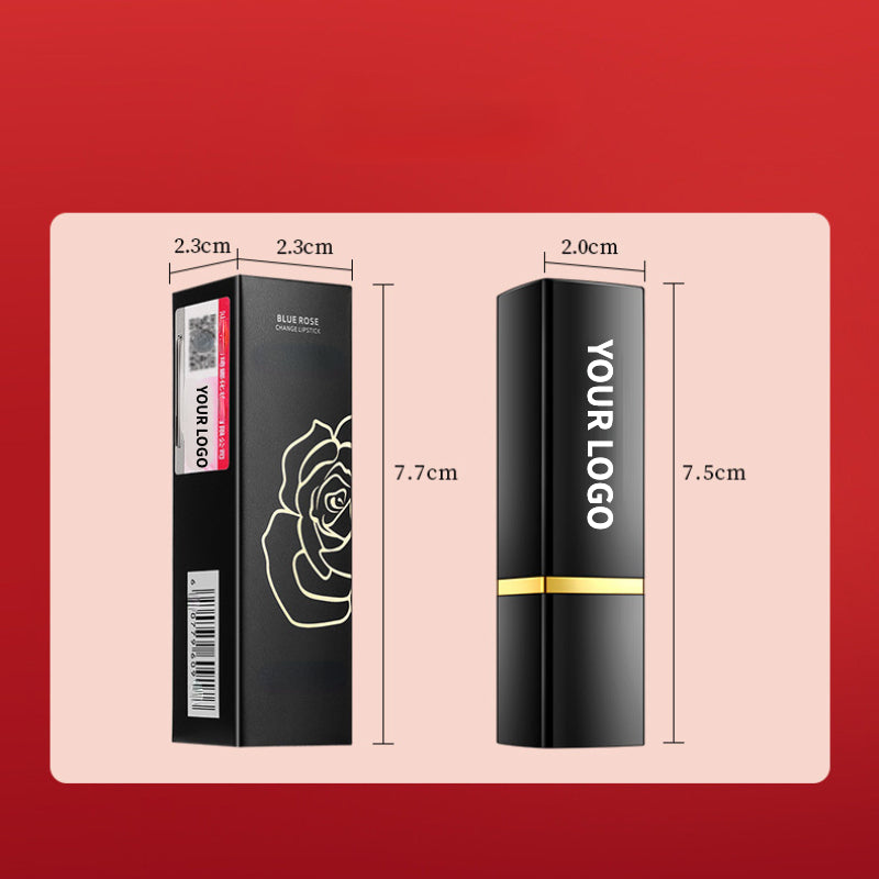 Moisturizing temperature color changing lip balm