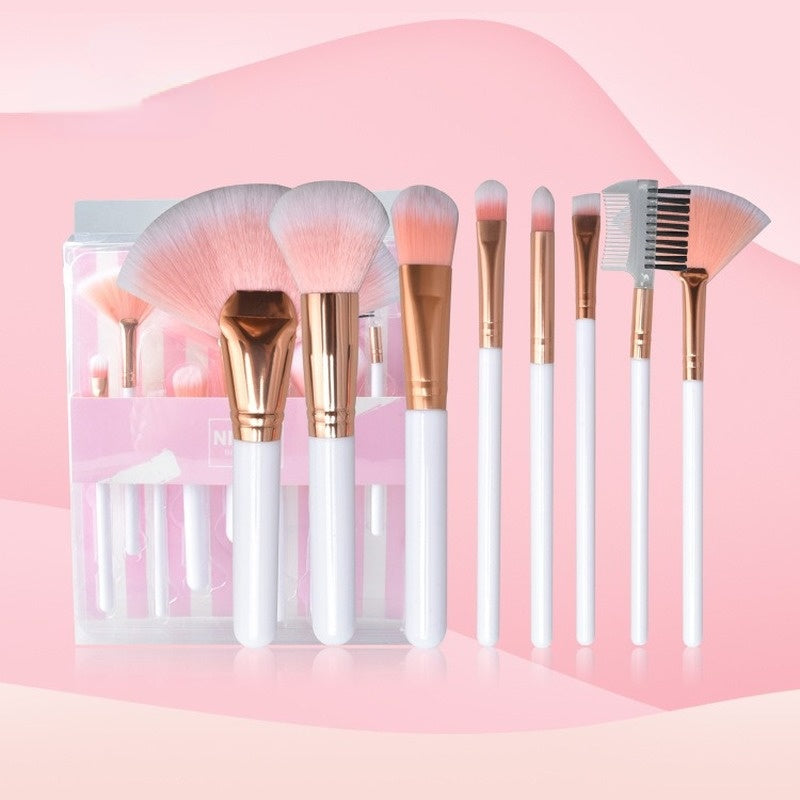 Makeup Brush 8 Makeup Set Box