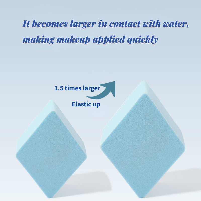 Dry and wet dual-use diamond puff