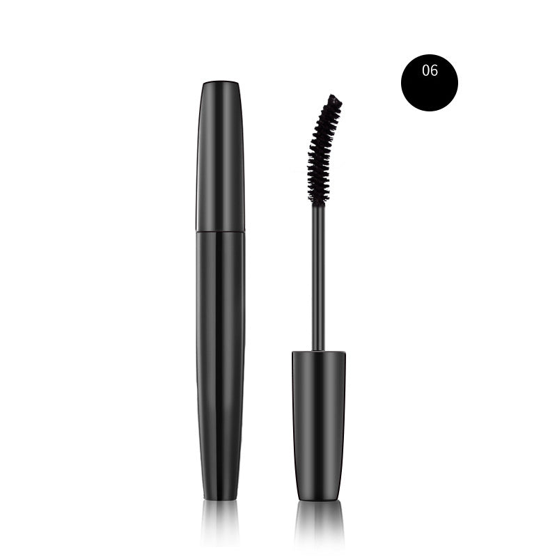 No logo thick slender waterproof and sweatproof color mascara