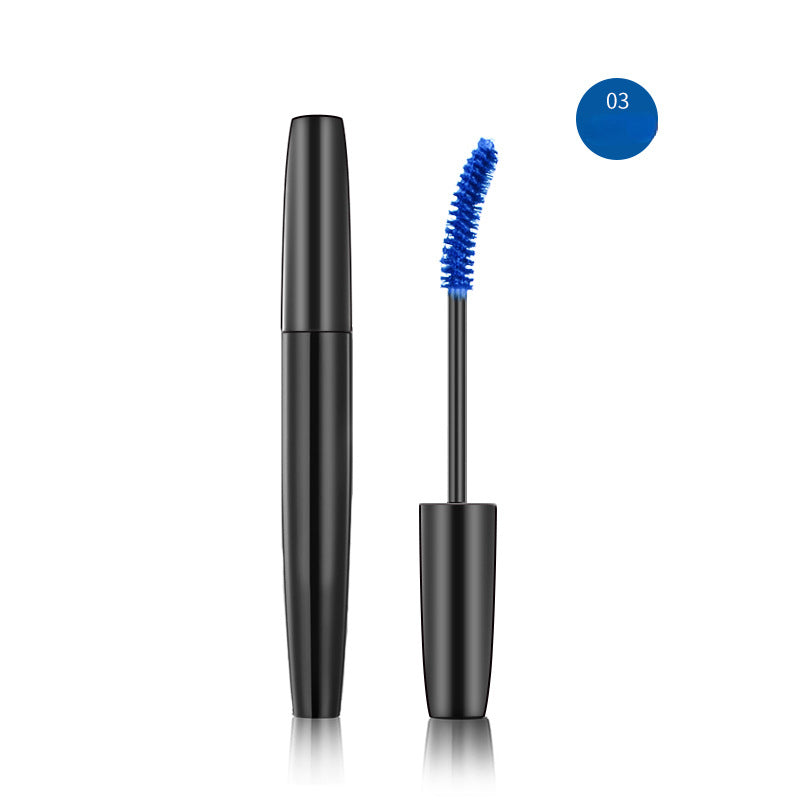 No logo thick slender waterproof and sweatproof color mascara