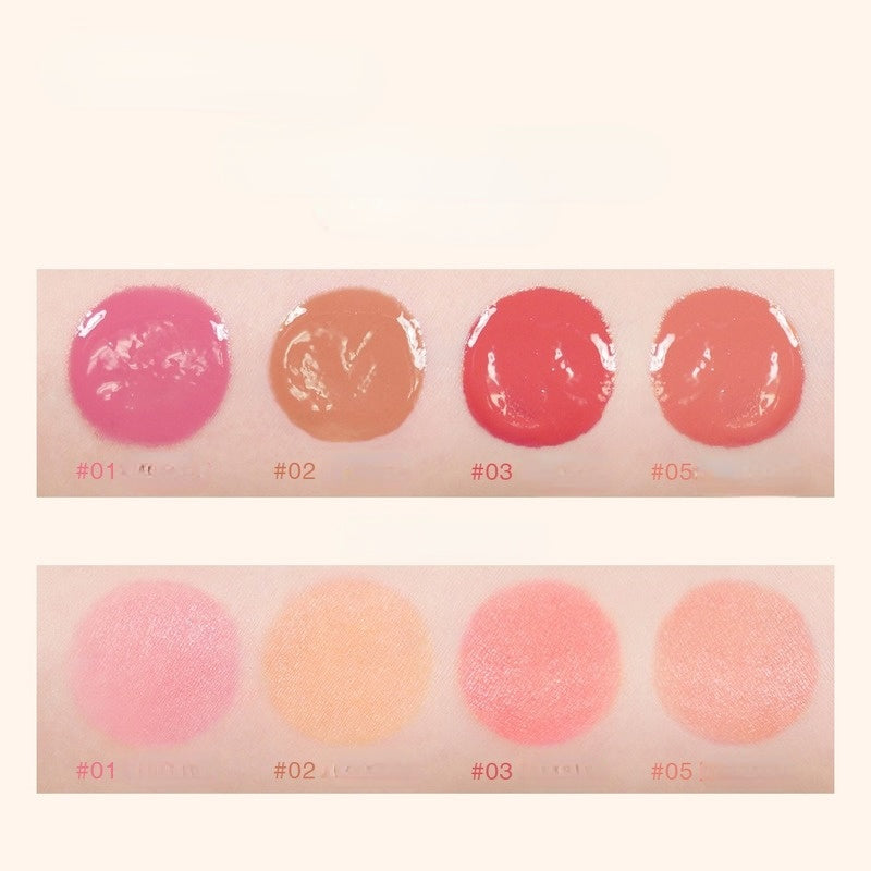 Natural color liquid blush