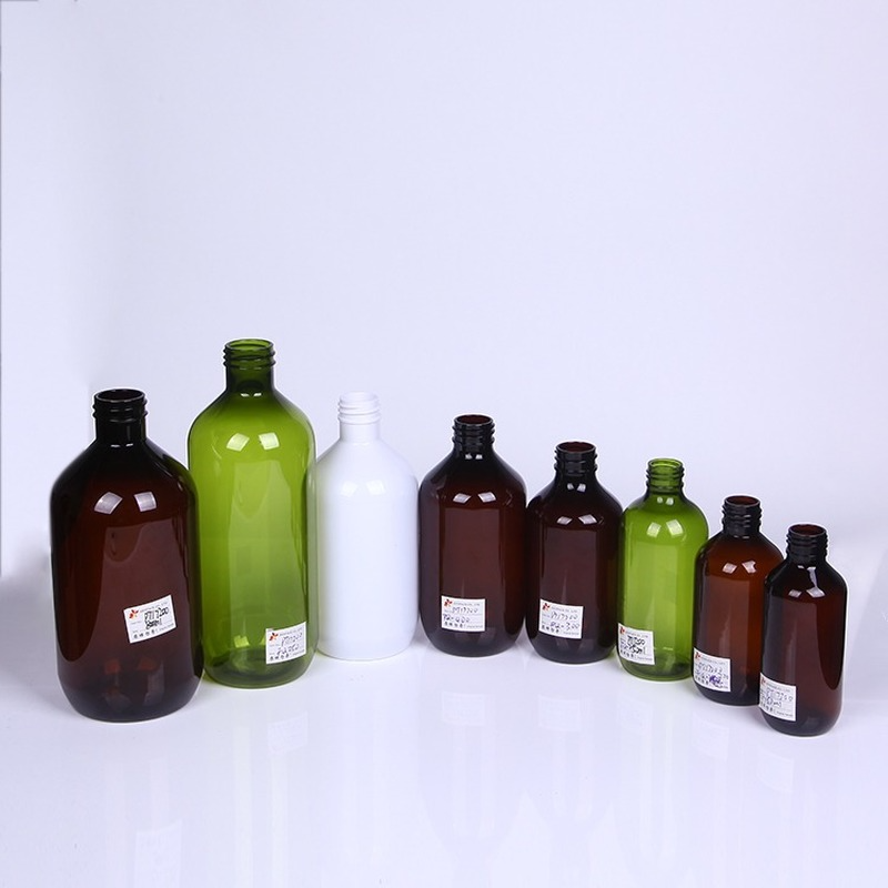 PET plastic biodegradable shampoo bottle