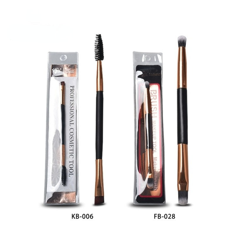 Eye shadow smudge double-ended brush