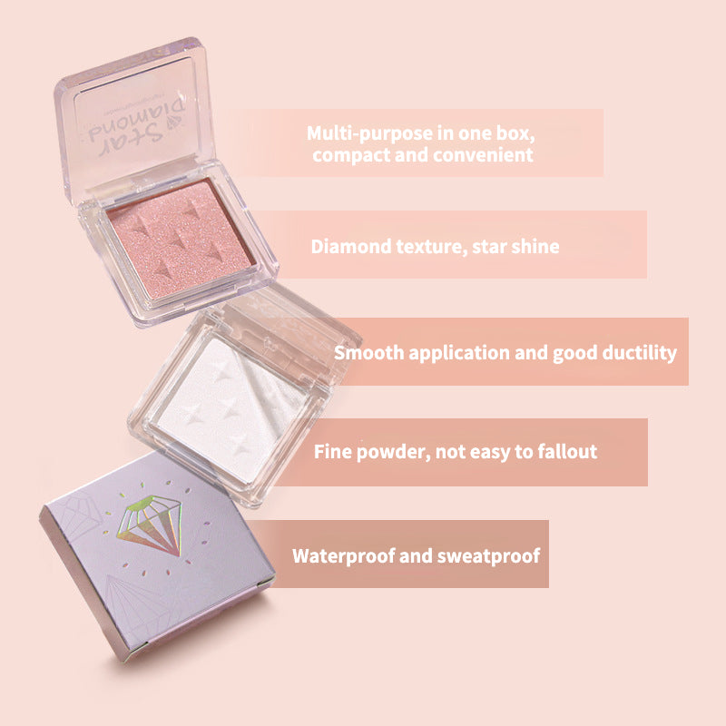 Diamond Glitter Face Brightening and Highlighting Powder