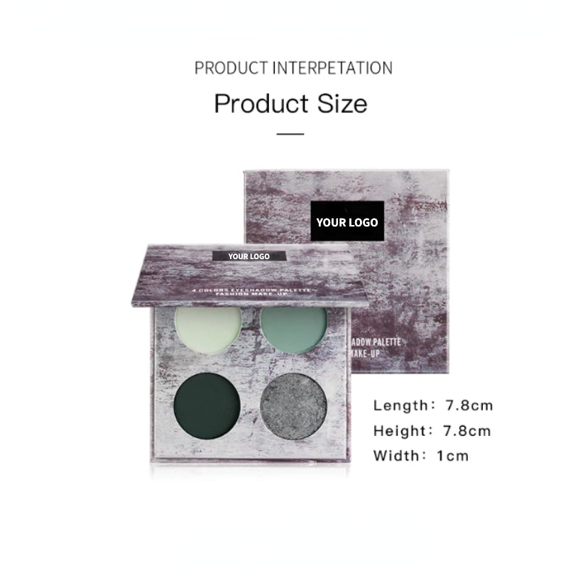 Four-color powder delicate eye shadow