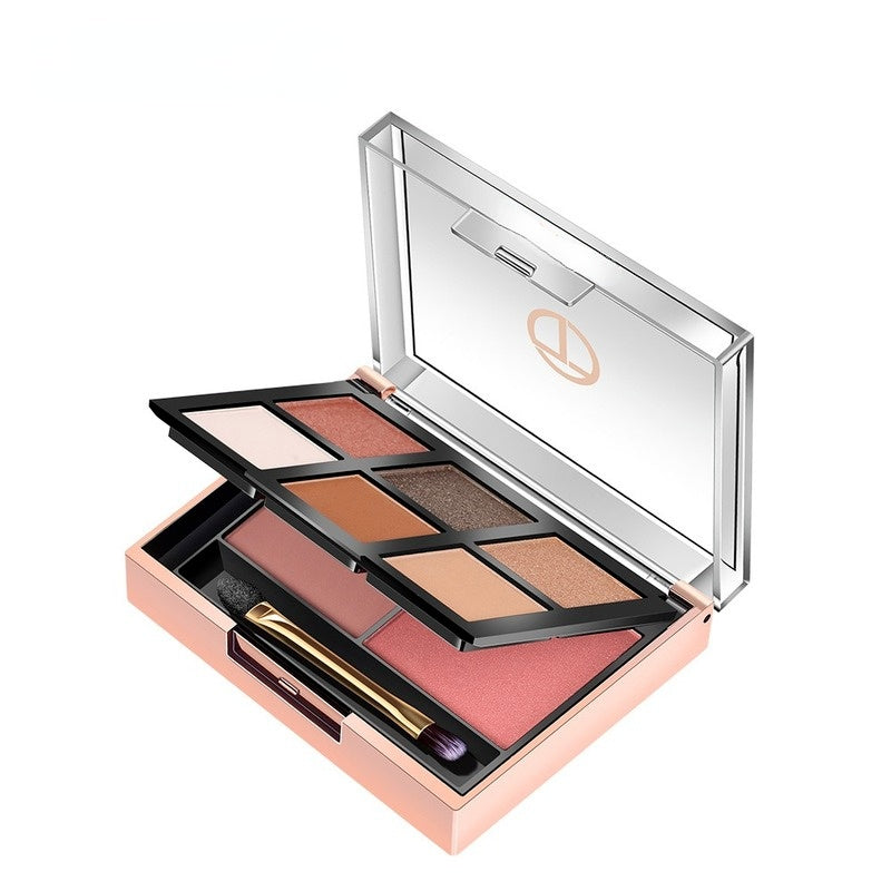 O.TWO.O blush eye shadow integral plate pearlescent matte eye shadow plate repair capacity portable beginner makeup plate 9982