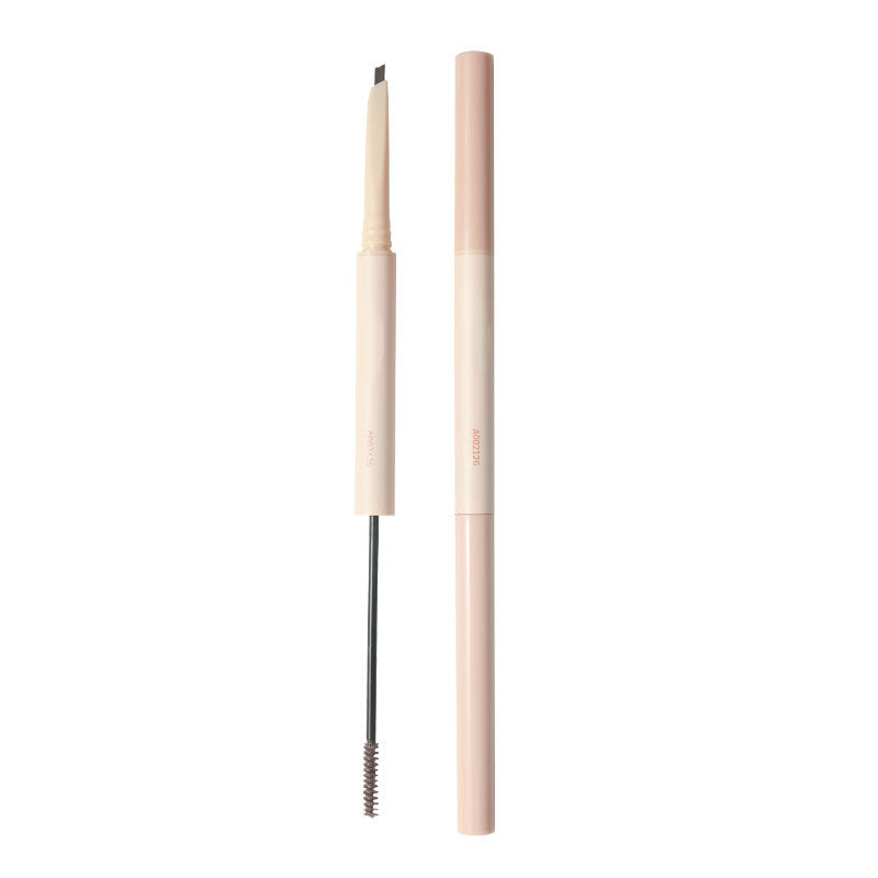 2-in-1 eyebrow pencil with dyed eyebrow cream waterproof long-lasting double-ended eyebrow pencil OEM/ODM