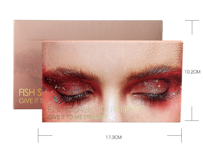 18-color matte pearl burst eyeshadow palette