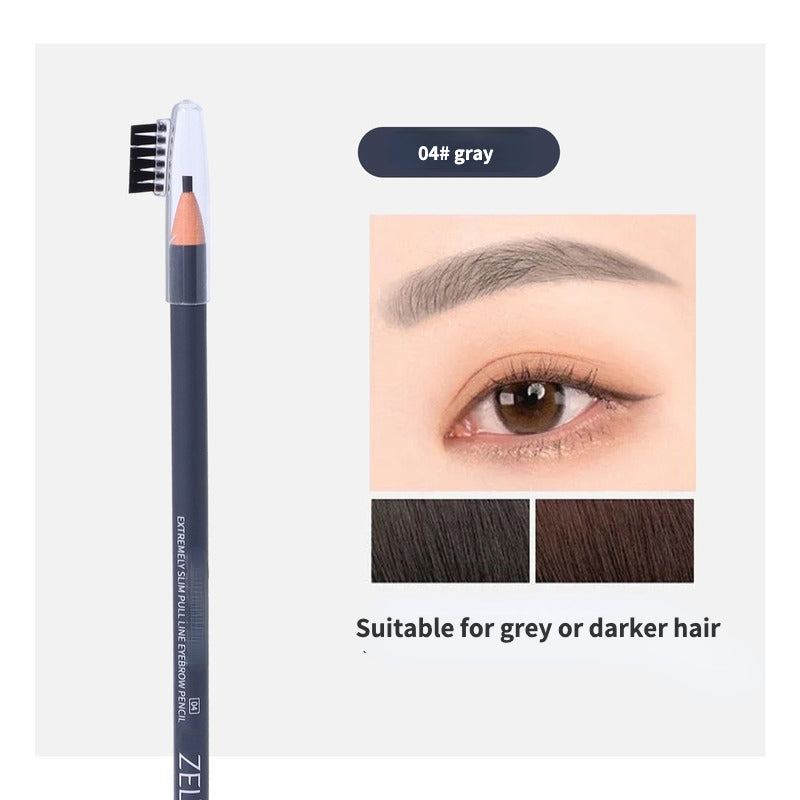 2mm ultra-thin pull wire waterproof and non-smudge eyebrow pencil
