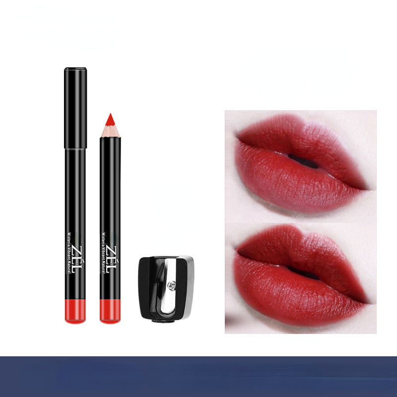Waterproof and sweatproof matte velvet mist 3D makeup lip liner