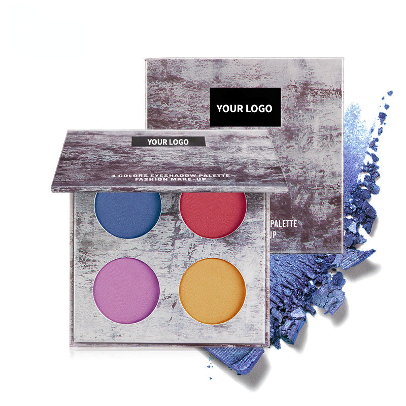 Four-color powder delicate eye shadow