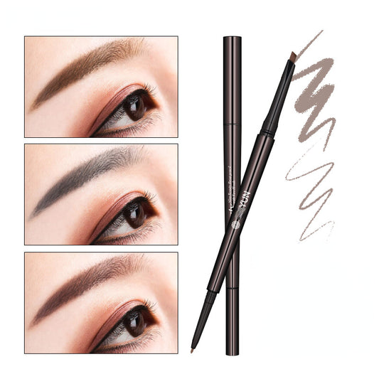 Ultra-fine double-ended waterproof and sweat-proof eyebrow pencil