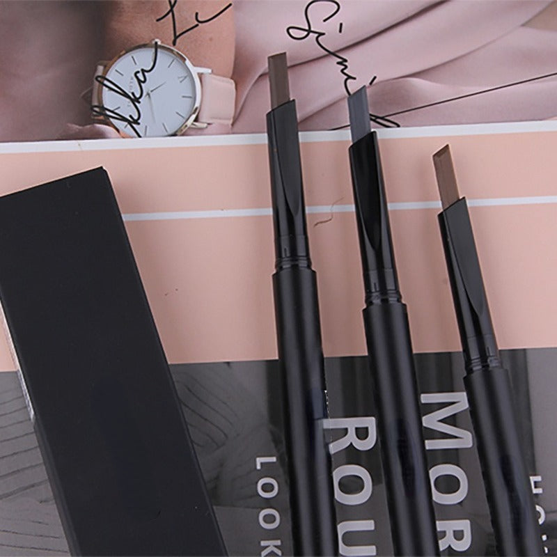 Triangular oval machete automatic eyebrow pencil OEM/ODM