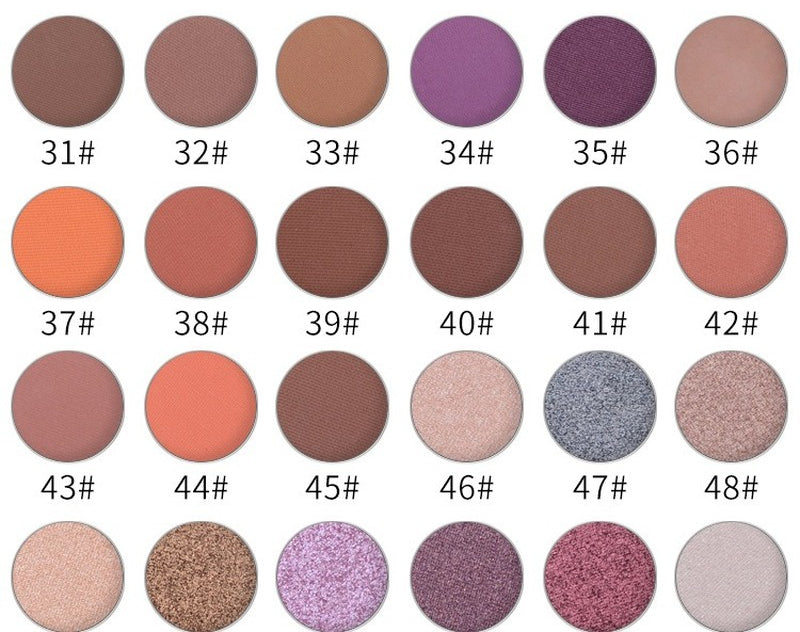 DIY Combination Pearly Matte Mono Eyeshadow (Printable Logo in Small Batch)