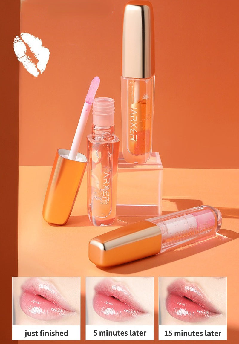 Anti-drying temperature sensitive color-changing lip oil