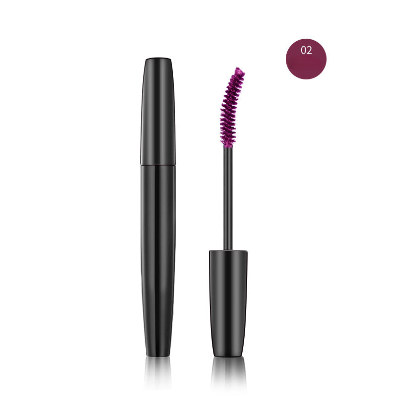 No logo thick slender waterproof and sweatproof color mascara