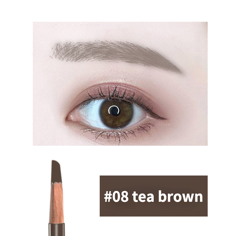 Waterproof square core duckbill machete eyebrow pencil