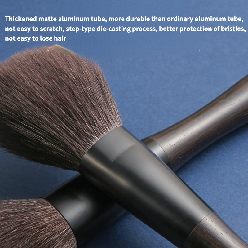 Premium Animal Hair Wool Makeup Brush Set