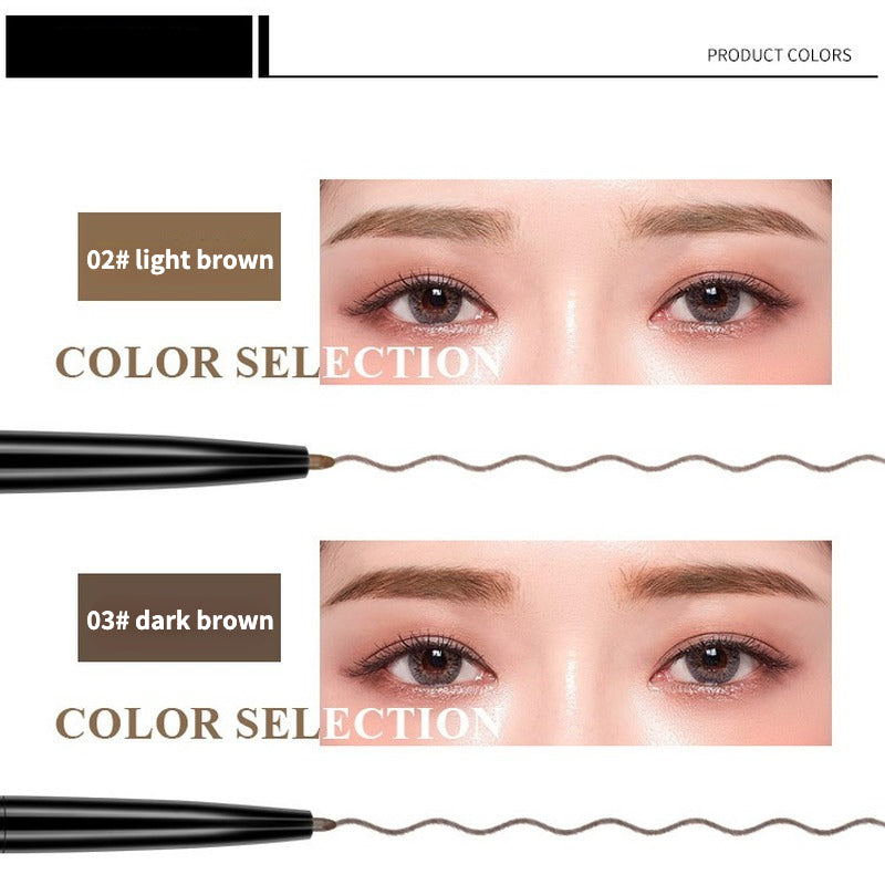 One stroke coloring superfine eyebrow pencil
