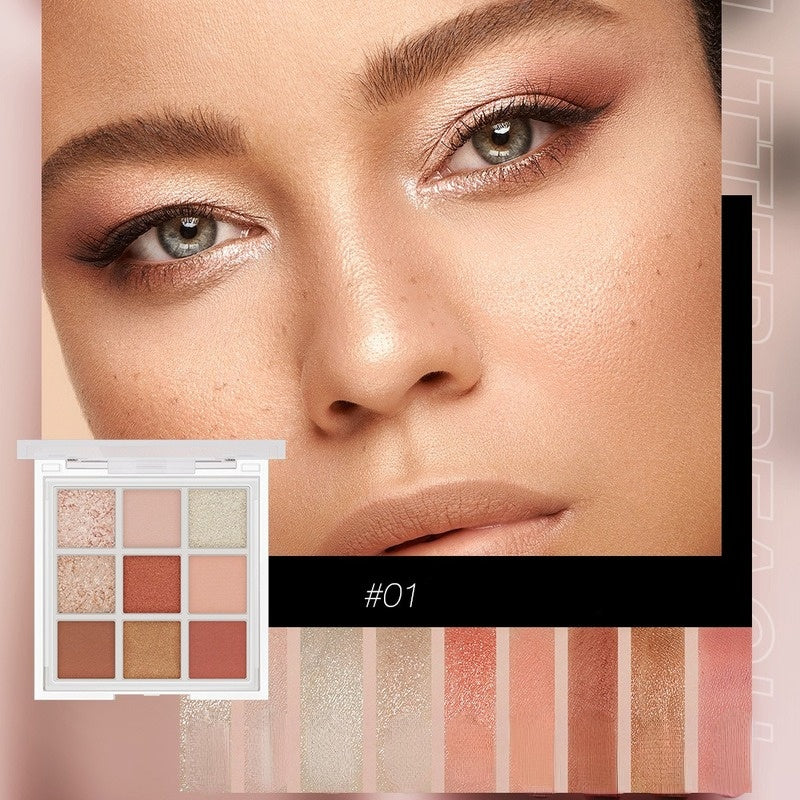 Matte Pearlescent Highlight Nine Eyeshadows