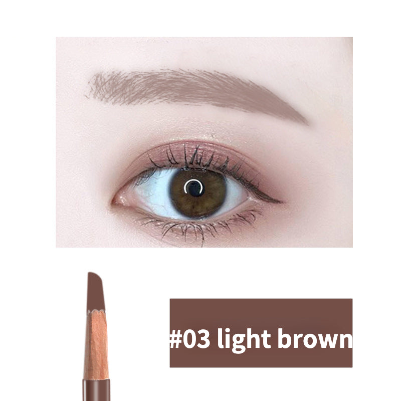 Waterproof square core duckbill machete eyebrow pencil