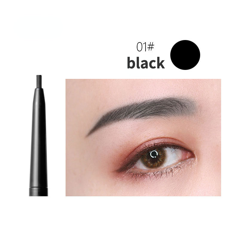 Self-rotating waterproof ultra-fine eyebrow pencil