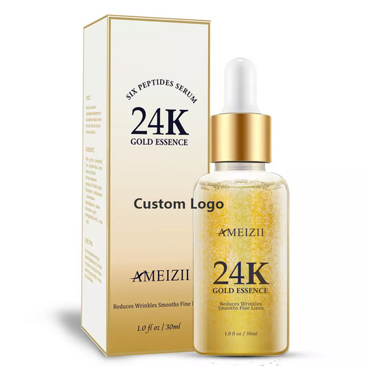 Custom Logo Organic 24K Gold Serum