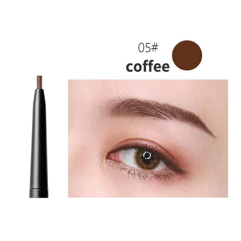 Self-rotating waterproof ultra-fine eyebrow pencil