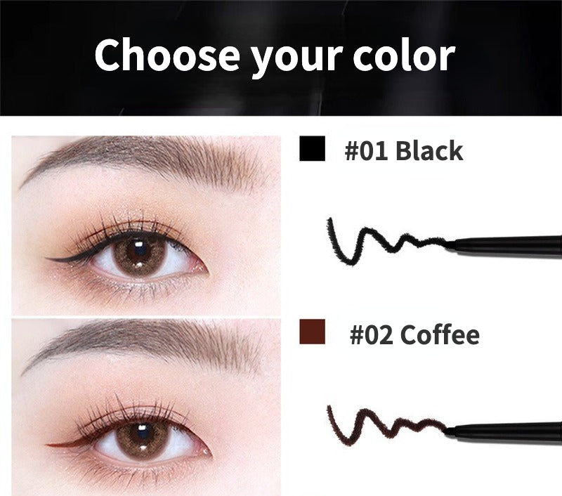 Thin round tip colored eyeliner