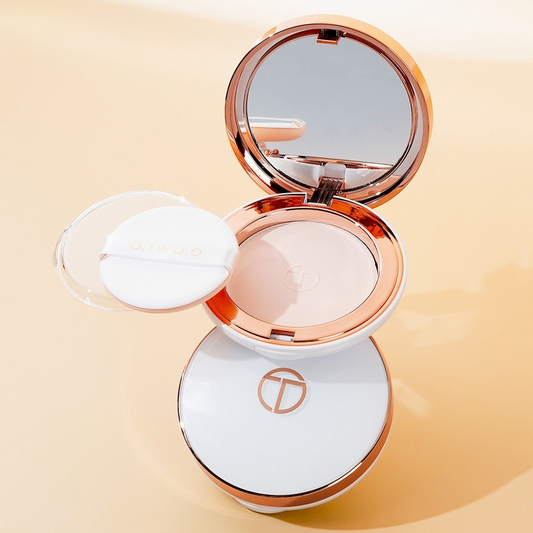 Black Sparkling Diamond Pressed Powder