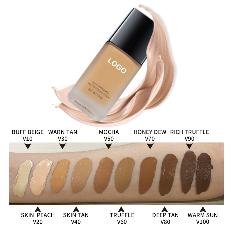 Multi-color liquid foundation