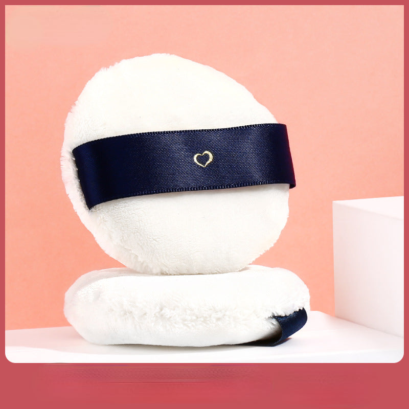 New Large Flocked Loose Powder Puff